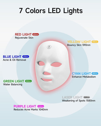 Lucera Glow Mask near-infrared light therapy face mask