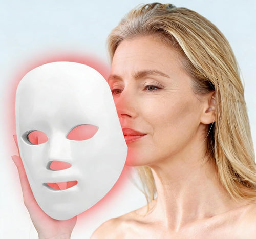 Lucera Glow Mask LED light therapy face mask with red light mode